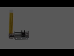 정확성 8 밀리미터 Dia 극소 슬라이더 스텝 모터 22 밀리미터 길이는 선인 브라켓과 슬라이더를 구리도금합니다