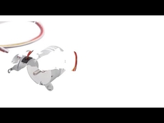 기어박스와 SM24-048S 영구 자석 25 밀리미터 7.5 단계 각 스텝 모터